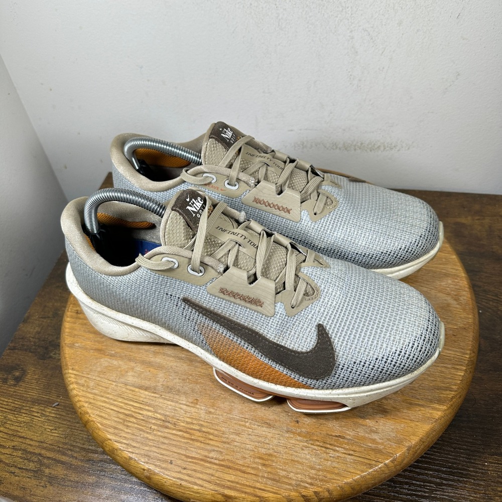 Nike Air Zoom  Infinity Tour NRG Golf Shoes Brown FN6848-001 Mens 10 Wide
